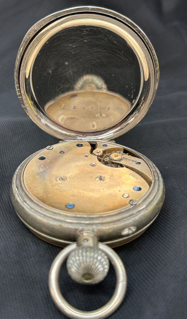 20th Century Sterling Silver 8 Days Mappin & Webb Travel Watch GA20545