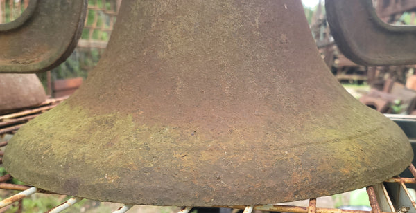 C.S. Bell Hillsboro Ohio 20" x 12" Cast Iron Bell #24 w/ Top Yoke GS00696