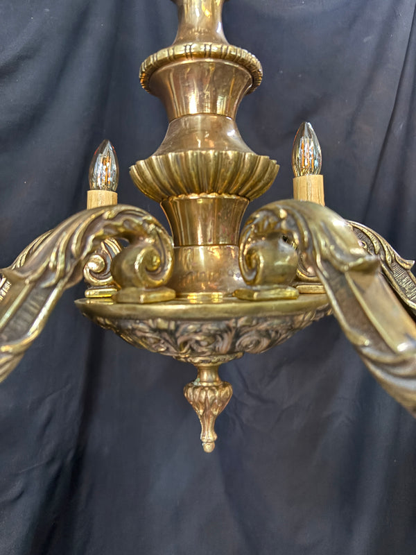 Solid Brass 6-Light Chandelier GA21274