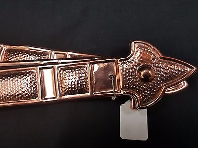 1928 New Old Stock Copper Gutter Downspout Straps Set of 6 GA9560