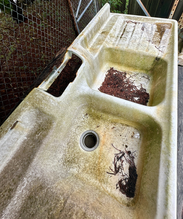 Double Basin Cast Iron Utility Sink GA20409