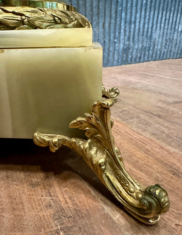 Alabaster Table Base w/ Ionic Capital (No Top) GA20288