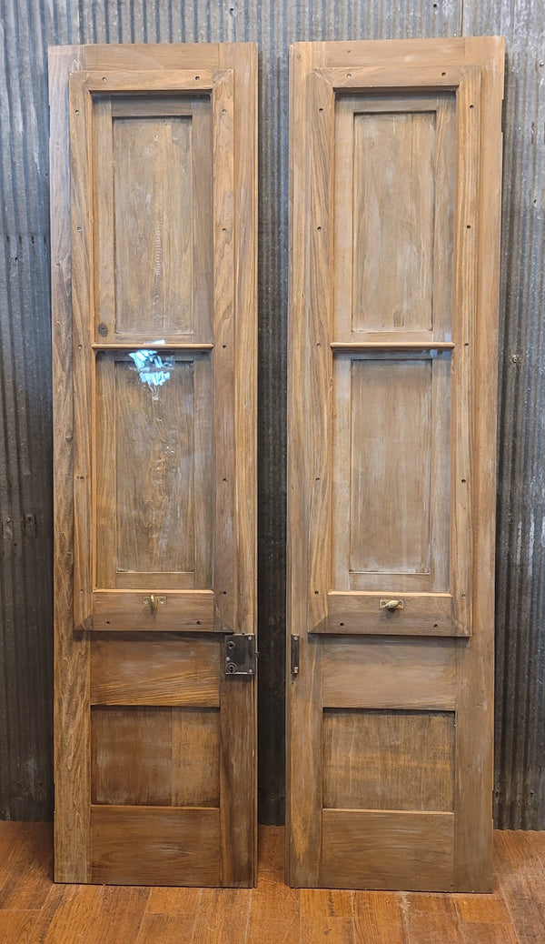 Custom Built 1800s Style Glass & Wood Retail Doors w/ Removeable Panels GS00846