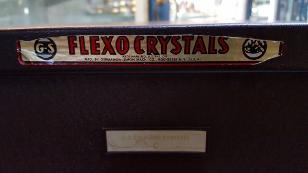 3800 Piece Watch Crystals w/ Catalog Cabinet GS010920