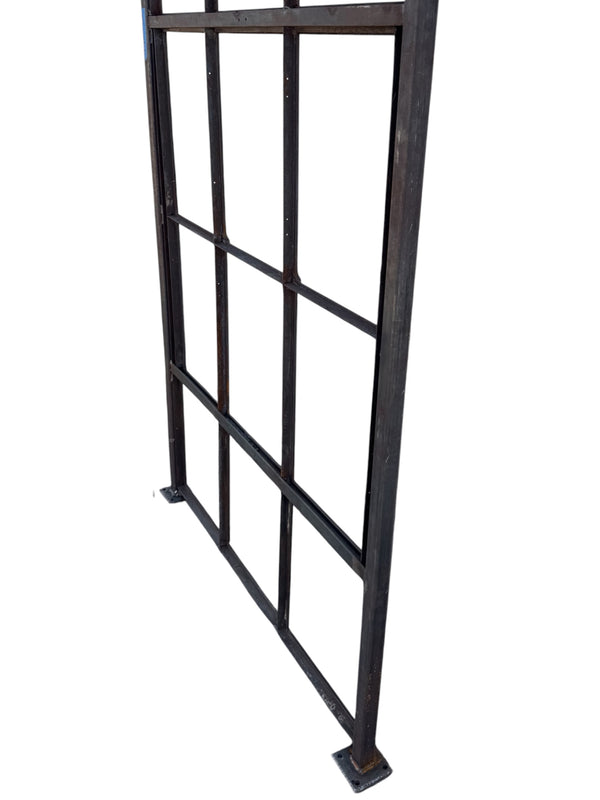 10+ Ft Tall 18-Pane Floor-To-Ceiling Steel Casement Window GA20852