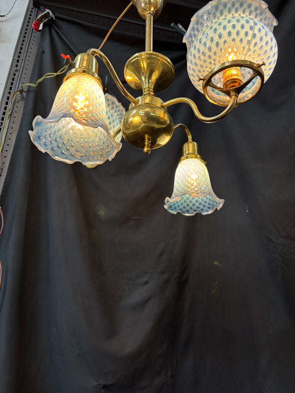 Brass Victorian 4-Light Chandelier GA21166