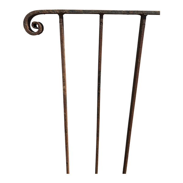 Pair of Wrought Iron Porch Top Railings GA21138