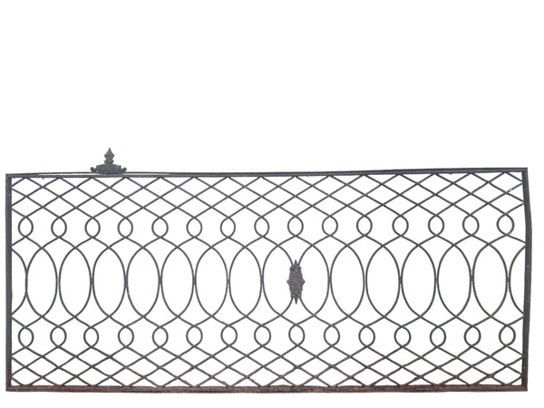 45 Ft of Antique Wrought Iron Fencing GA21062