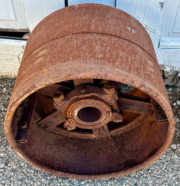 Antique Industrial Salvaged Cast Iron Wheel GA20899