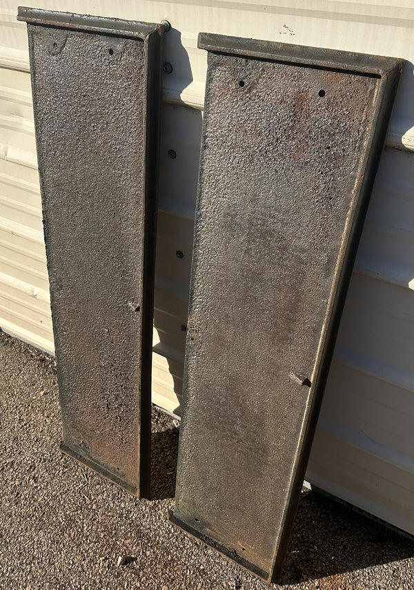 Pair of 43" Long Cast Iron Stair Treads GA20826