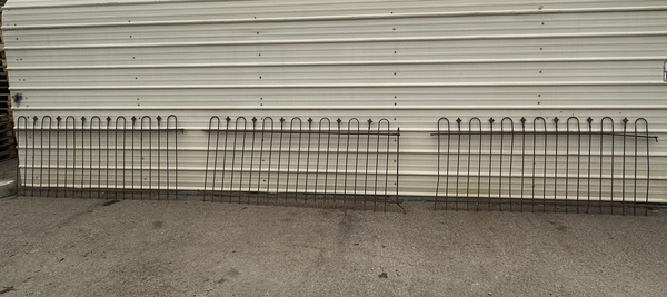 27 Ft Antique Wrought Iron Hairpin Fencing GA20881