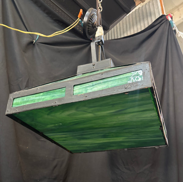 Stained Glass Iron Light Fixture GA21347