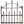 Load image into Gallery viewer, Antique Wrought Iron Garden Gate w/ Arrow Finials - 33" W x 39" T - GA21018
