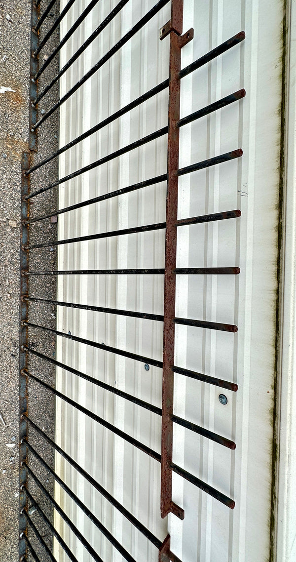 41 Linear Ft of Restored Iron Window Grates GA20439