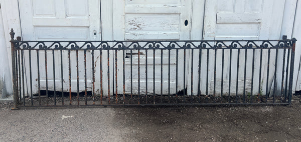 10.5 Foot Iron Fence Panel GA21321
