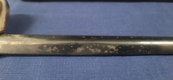 U.S. Model 1873 Springfield Bayonet w/ Scabbard & Leather Hanger GS00906