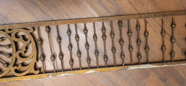Long Vintage Victorian Wooden Fretwork 118 1/2" x 12" GS00899