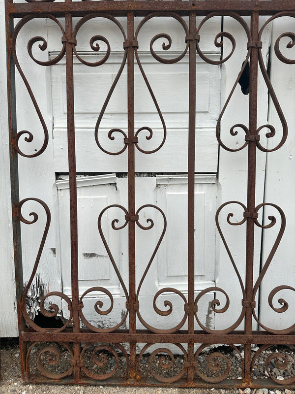 Antique Iron Garden Gate Pair GA20339