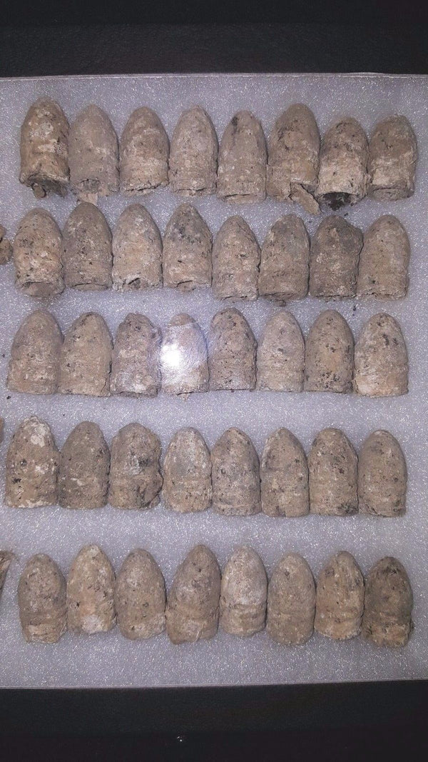40 CW 3 Ring Bullets Dug at Battle of Deep Bottom in White Oak Swamp VA GS00717