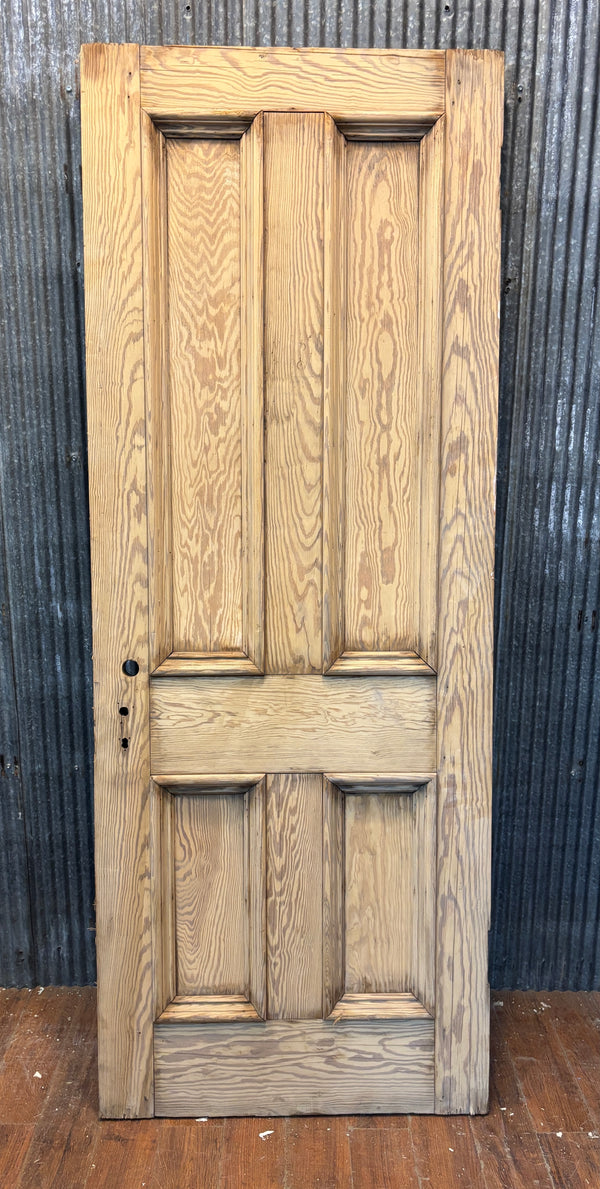 Heart Pine 4-Panel Door GA21432