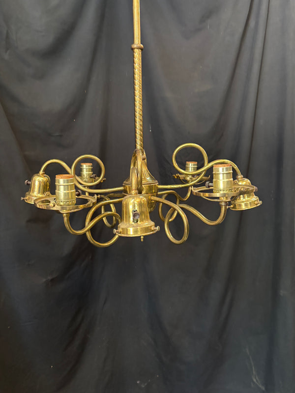 Victorian Brass 8-Light Chandelier GA21192