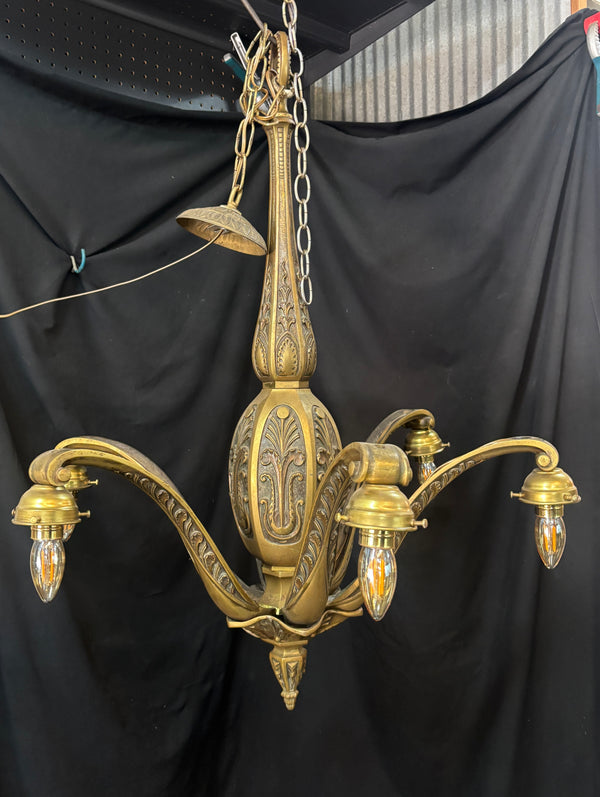 Brass 6-Light Chandelier GA21275