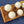 Load image into Gallery viewer, Vintage Set of 16 White Round Porcelain &amp; Brass Knobs w/ Screws GS00668
