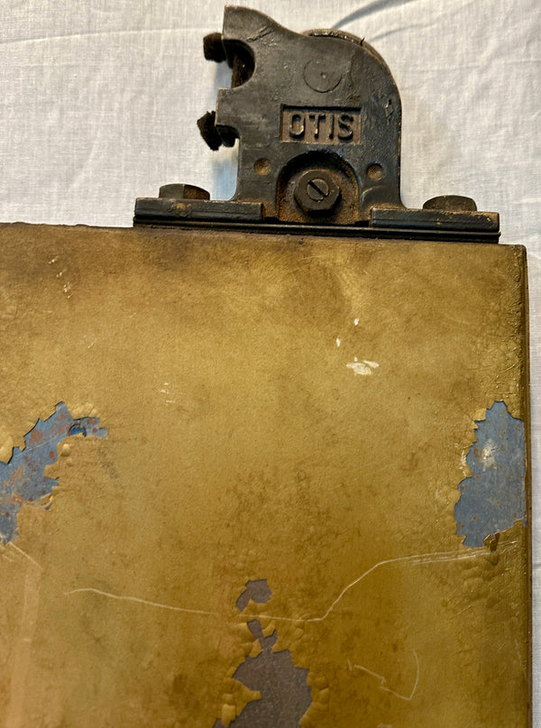 Steel Clad Elevator Doors with Original Otis Wheels & Brass Handles GA20554