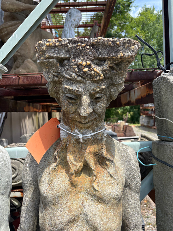 Concrete Satyr Garden Statues - 1 Available GA20446