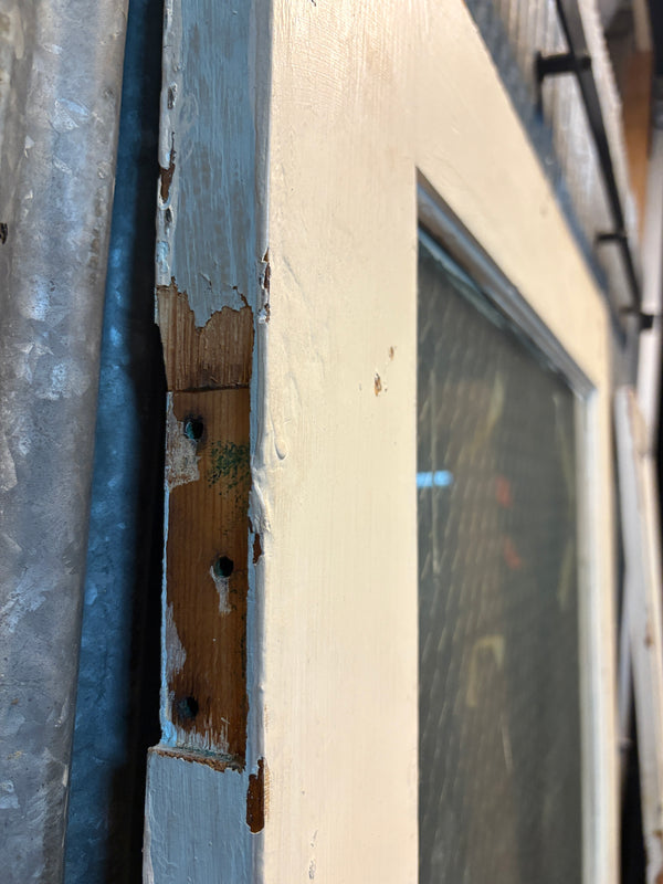 3-Panel Chicken Wire Glass Door GS6099