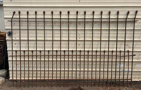 75 Feet of Iron Fence Panels GA21356