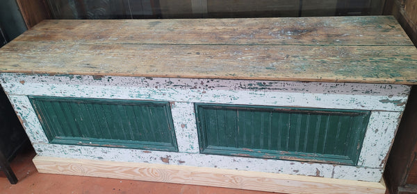 Vintage General Store Low Profile Wooden Counter 84" x 25 3/4" x 31 3/4" GS00841