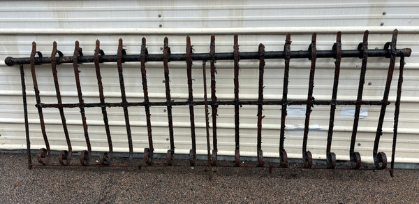 54 Feet of Iron Fence Panels GA21363
