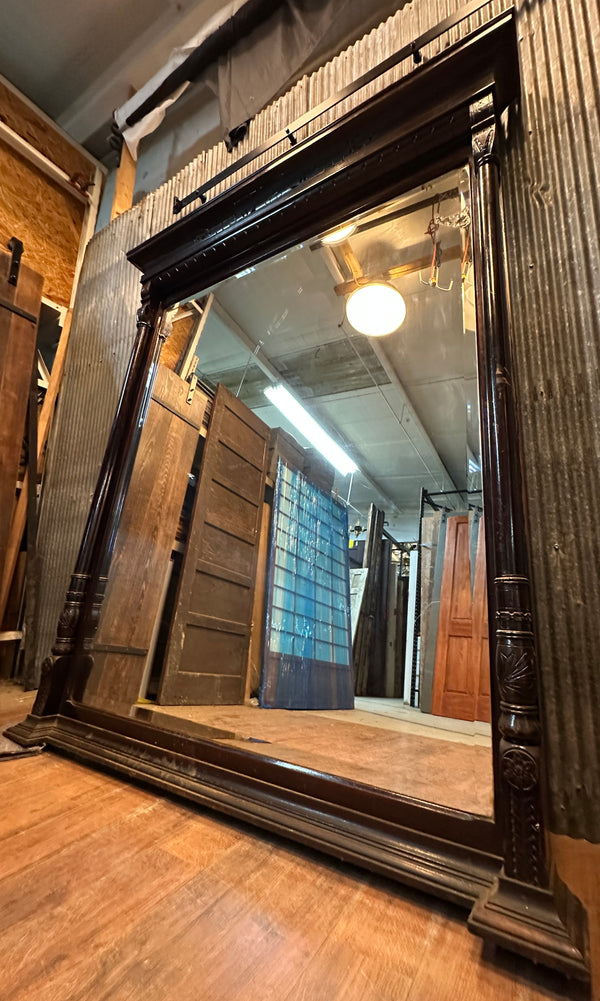 Victorian Era Eastlake Mirror w/ Original Mercury Glass GA20300