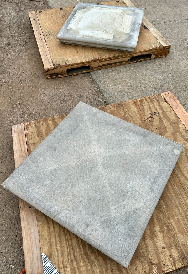 Cast Concrete Column Top Pair GA20483