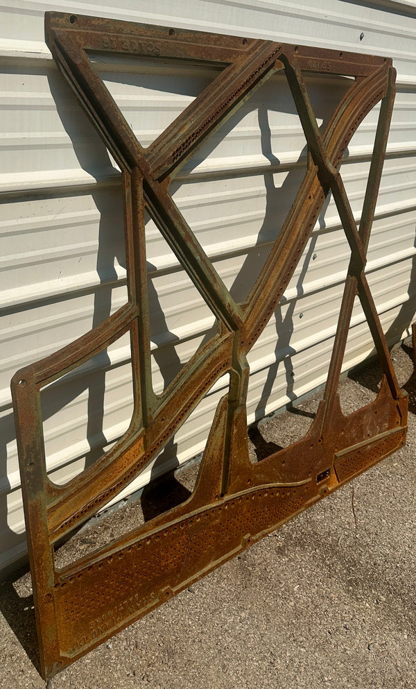 Vintage Shaw Piano Co. Cast Iron Piano Harp GA20934