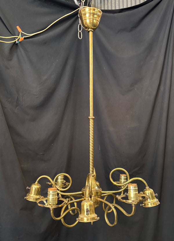 Victorian Brass 8-Light Chandelier GA21192