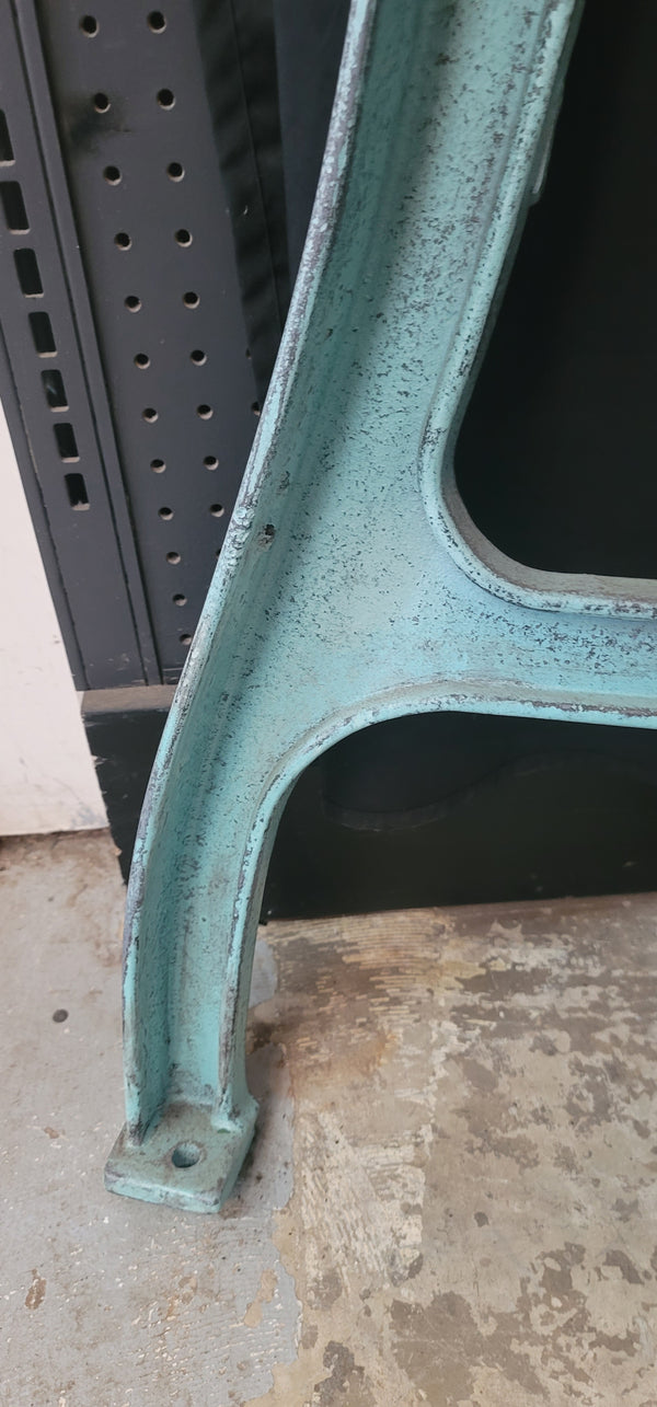 Pair of Powder Coated Cast Iron Factory Machine Legs 28 1/2" T GS00690