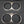 Load image into Gallery viewer, Pair of 1958 Chevrolet Corvette Head Light Rims GS00749
