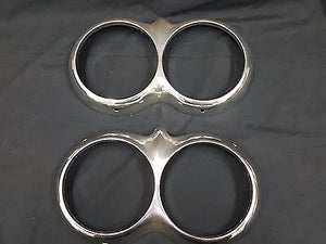 Pair of 1958 Chevrolet Corvette Head Light Rims GS00749