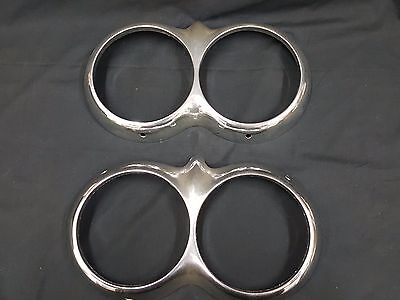 Pair of 1958 Chevrolet Corvette Head Light Rims GS00749