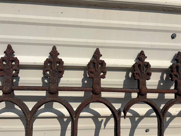 15 Feet of Iron Fence Panels GA21607