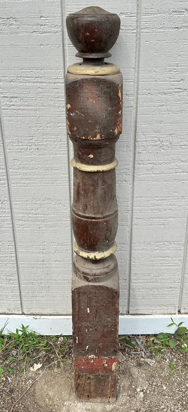 Turned Oak Newel Post GA20427