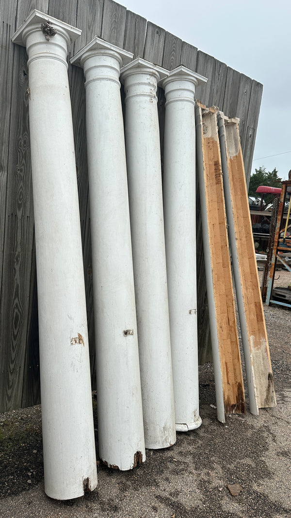 Set of 4 Full-Size and 2 Half-Size Building Columns GA20332