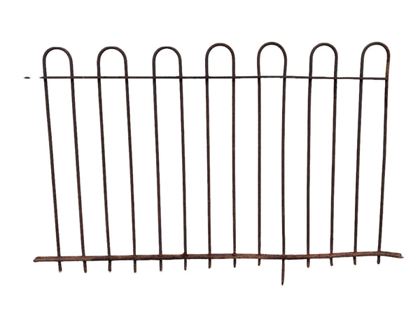 35 Ft of Antique Wrought Iron Hairpin Fencing GA21128