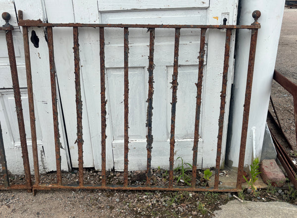 7.5 Feet of Wrought Iron Porch Railings GA21282