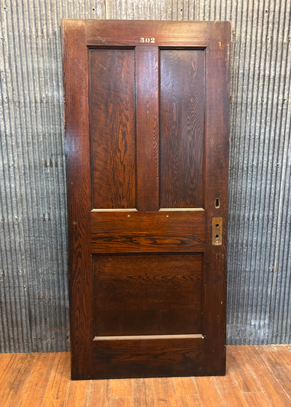 3-Panel Wooden Door GA21497