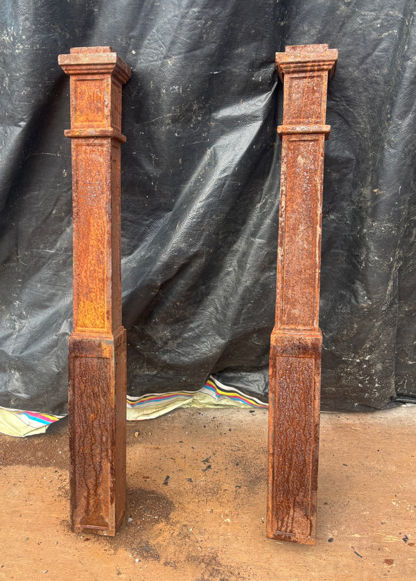 Pair of Cast Iron Newel Posts GA21612