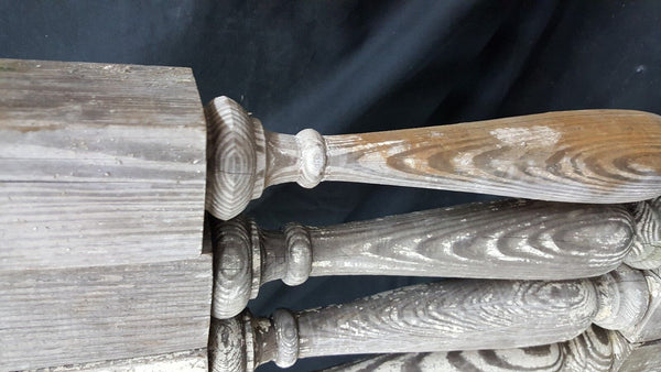 Architectural Salvage 4 Wooden Spindles Balusters 3 Collar Design