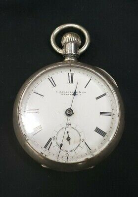 1800's Coin Silver C. Hartdegen & Co. Pocket Watch